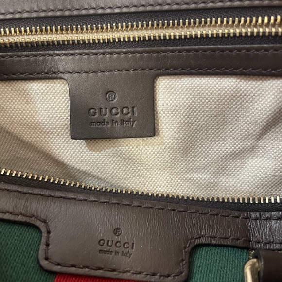 Gucci Boston Beige and Brown Monogram Duffel Bag - Picture 11 of 16